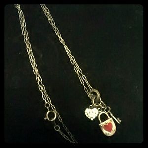 Heart & Key Necklace