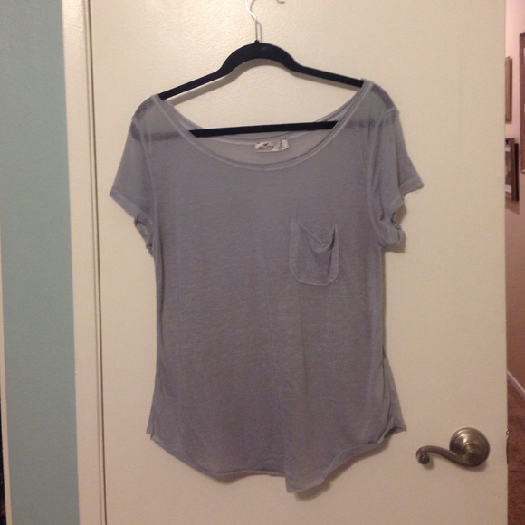 Gray shirt