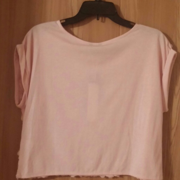 Stylish Pale pink floral top - Picture 3 of 4
