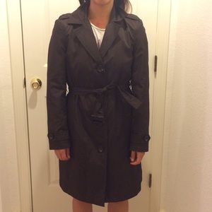 Dark brown trenchcoat