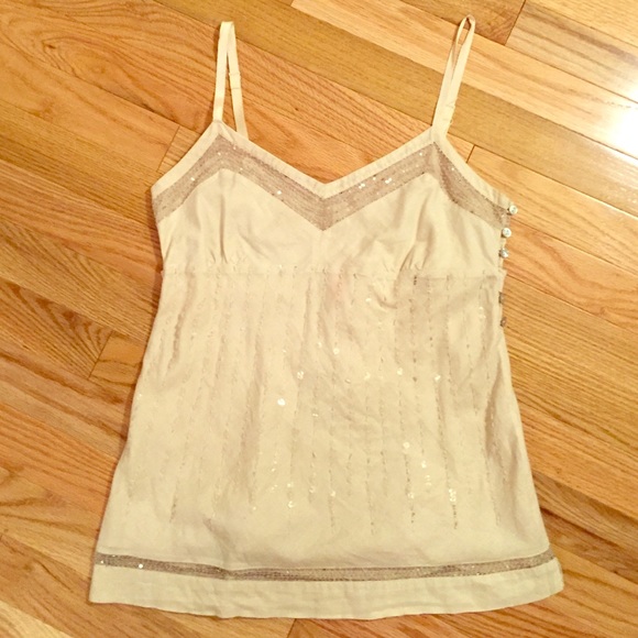 Abercrombie & Fitch sequin and beaded top