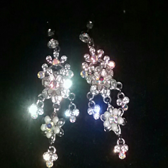 Rhinestone Chandelier Earrings