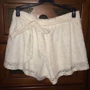 Lace shorts