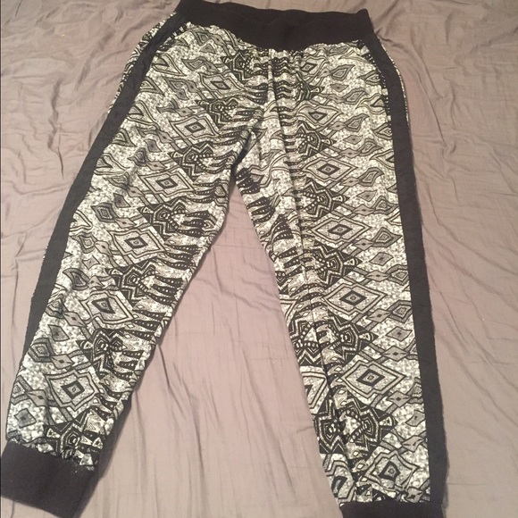 Black & White Joggers