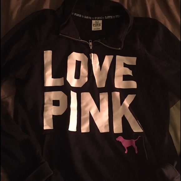 VS PINK half zip
