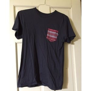 VANS woman's tribal print front pocket tee shirt