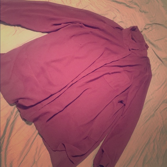 Long dark purple top