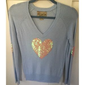 WILDFOX ANGORA & SEQUIN SWEATER PERFECT CONDITION