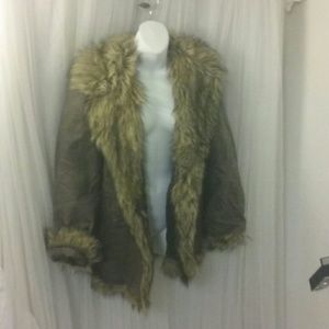 Faux fur jacket