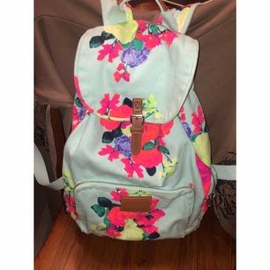 floral backpack