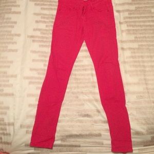 Pink jeans