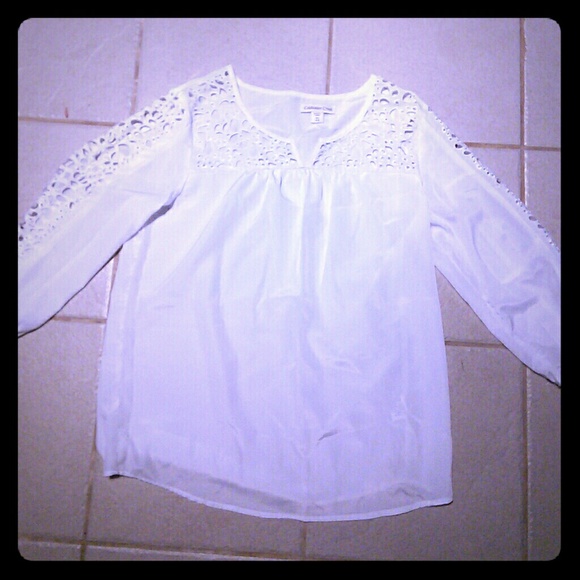 Coldwater Creek White Blouse