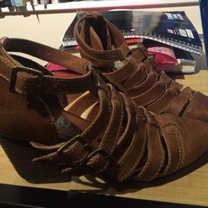 Vintage leather Jeffrey Campbell's