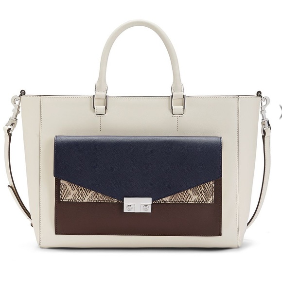 Authentic Tory Burch satchel with clutch - Picture 1 of 4