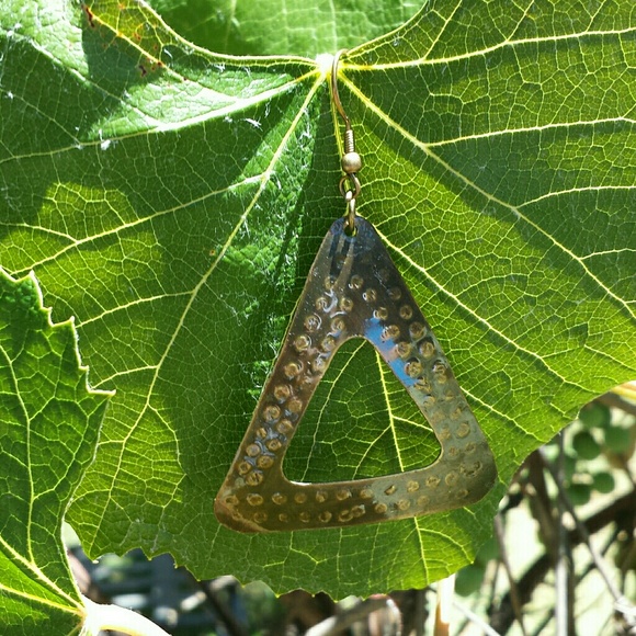📘Mata Traders📘 Cartesian Earrings - Bronze - Picture 2 of 3
