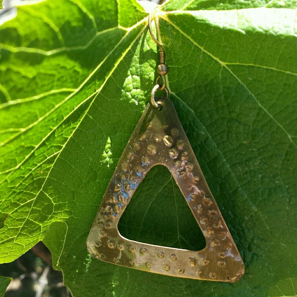 📘Mata Traders📘 Cartesian Earrings - Bronze - Picture 3 of 3