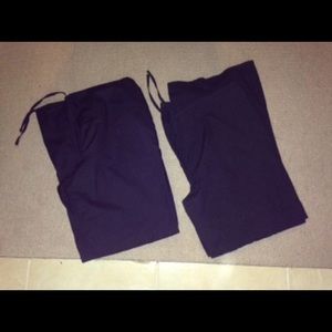 Black scrub pants