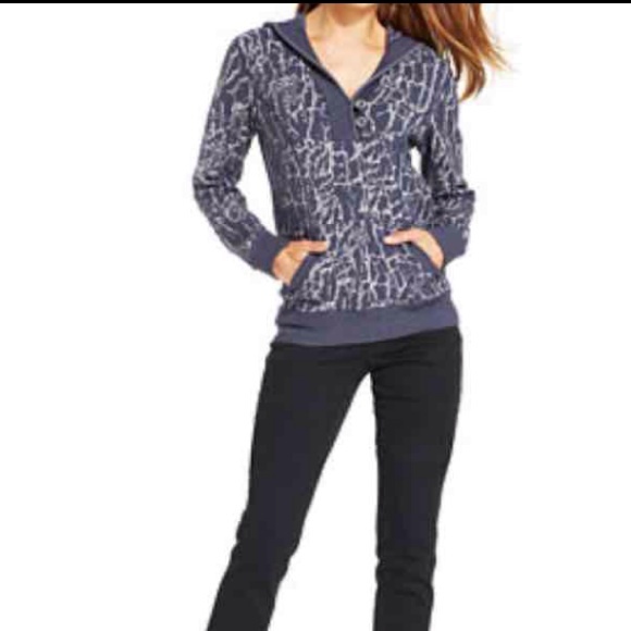 Jacquard Hooded Pullover