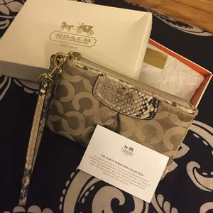 Coach wristlet