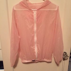 pink brandy melville windbreaker