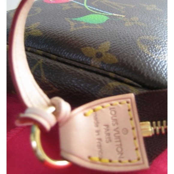 ⛔️SOLD⛔️ Louis Vuitton Pochette Ac Monogram Cerise - Picture 4 of 4