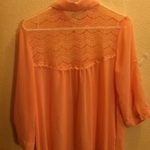 Orange candies blouse