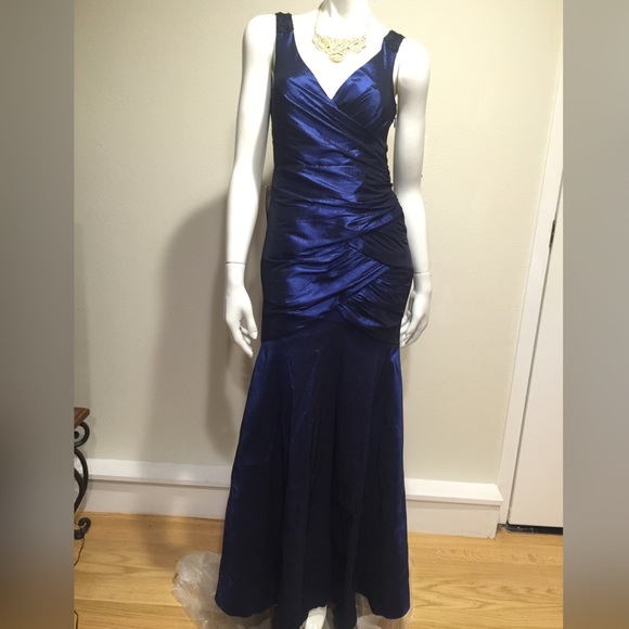 Bebe Evening Lace inset Gown - Picture 1 of 4