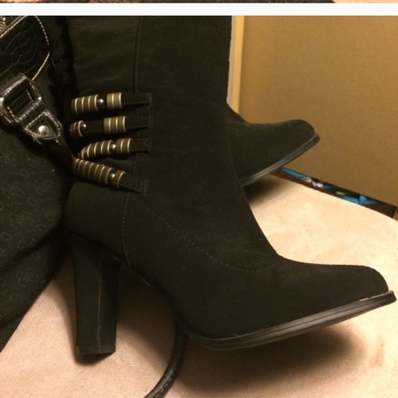 Soft black boots