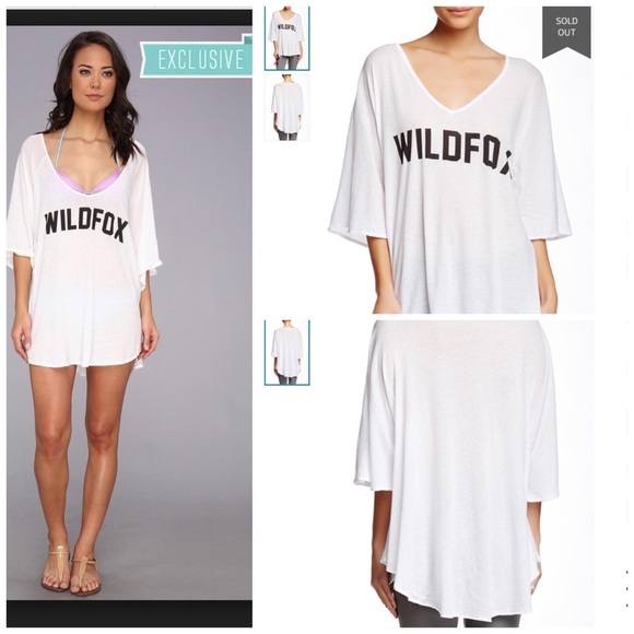Wildfox Sweaters - WILDFOX Chiffon Cape Tunic NWT