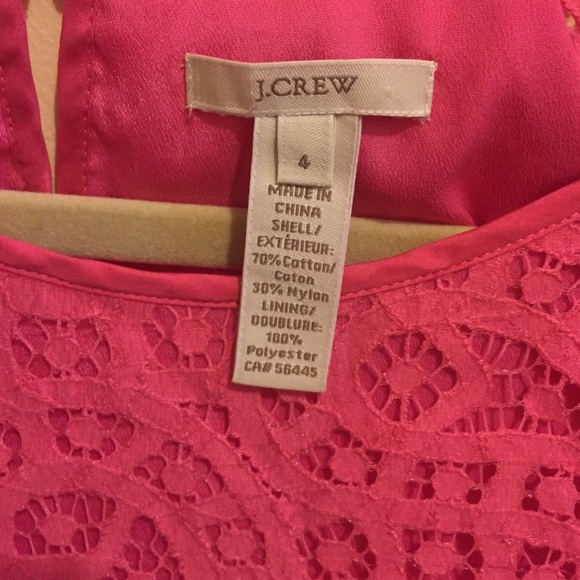 Jcrew pink lace shirt. - Picture 2 of 3