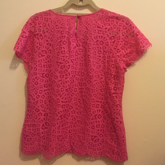 Jcrew pink lace shirt. - Picture 3 of 3