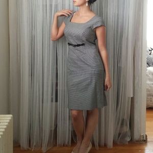 Mini Houndstooth Tahari Dress