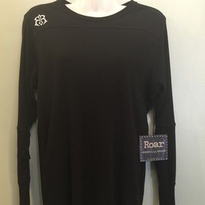 Roar long sleeve fitted shirt