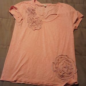 Bright coral tshirt