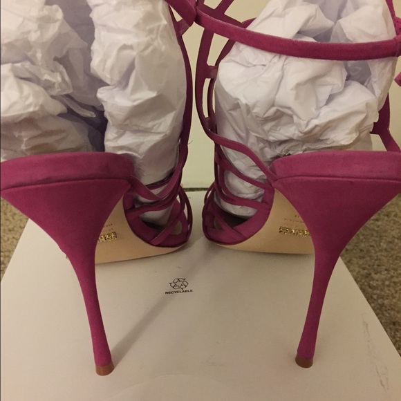 SCHUTZ JULIANA PINK CAGED HEELS!! Size 9.5