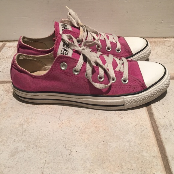 Pink all star converse