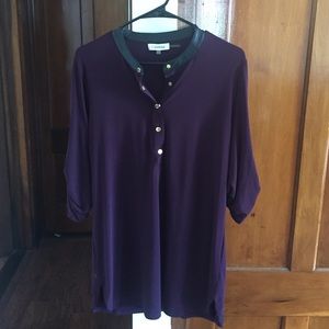 Flirty business casual top