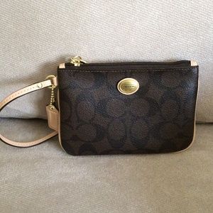 Coach small wristlet