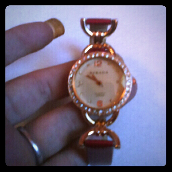 ❄Holiday Sale!❄White Austrian Crystal Strada Watch