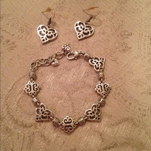Brighton bracelet and earrings