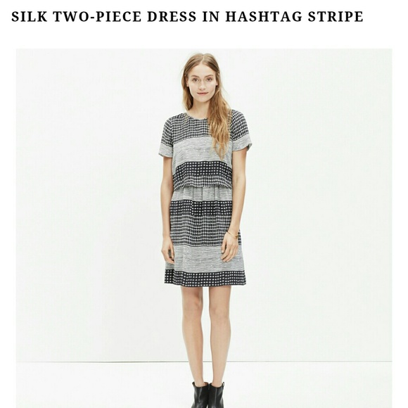Madewell silk dress 0