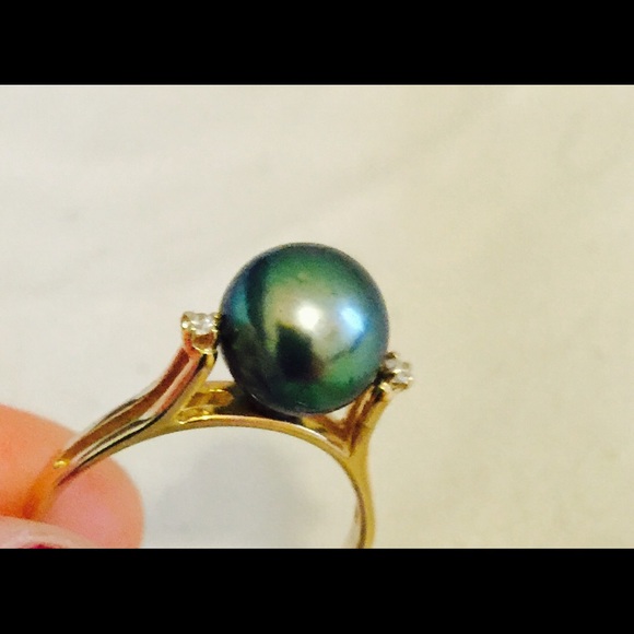 Maui Divers Tahitian Black Pearl Set - Picture 3 of 3