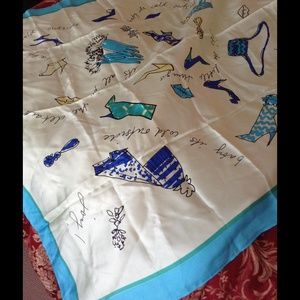 100% silk scarf NWT