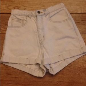High waisted American Apparel shorts
