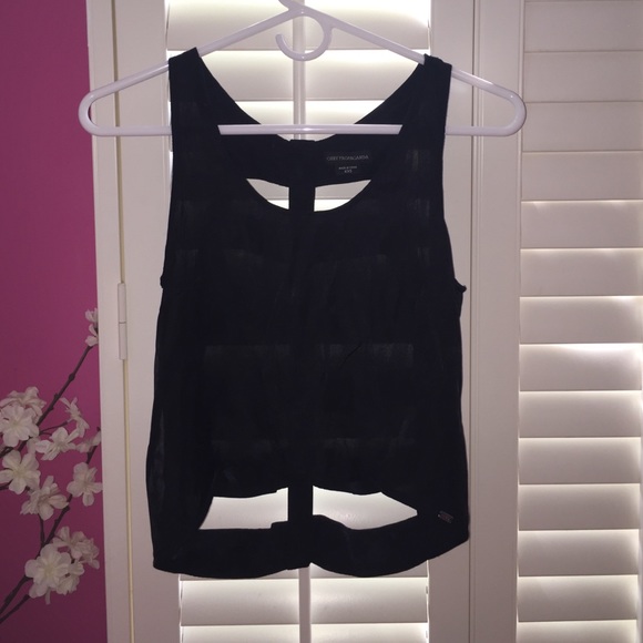 OBEY Caged High Low Tank Top