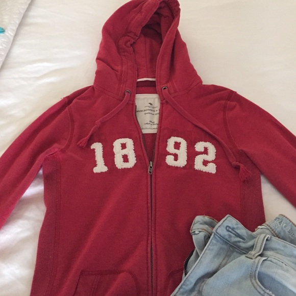 Super cute Red hoodie from Abercrombie & Fitch!!!