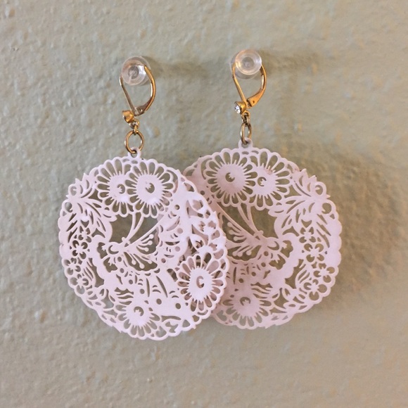 Large Betsey Johnson earrings