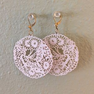 Large Betsey Johnson earrings