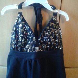 Victoria secret sequined halter
