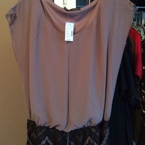 Purple/ grey from fitting dress